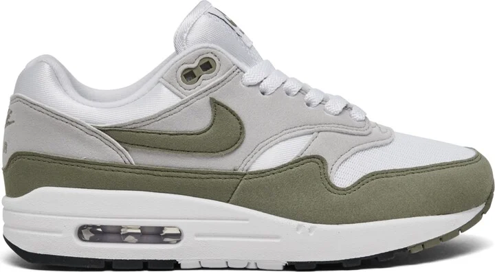 Nike Women's Air Max 1 '87 Casual Sneakers from Finish Line - White/Light Army - Image 6