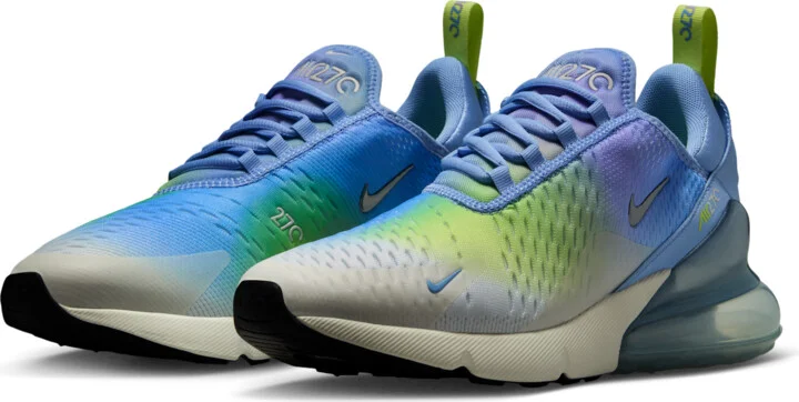 Nike Women's Air Max 270 Shoes in Blue | IB7937-468 - Image 5
