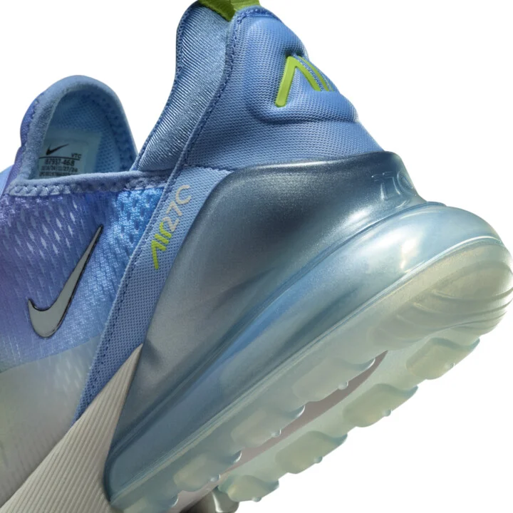 Nike Women's Air Max 270 Shoes in Blue | IB7937-468 - Image 8