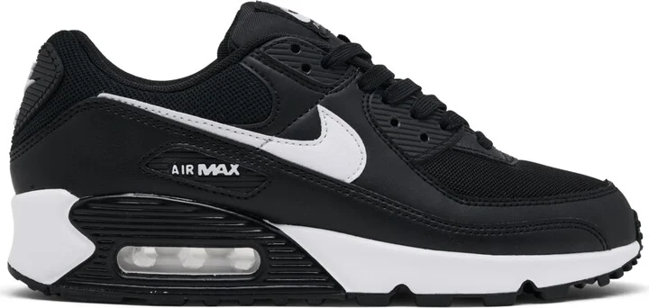 Nike Women's Air Max 90 Casual Sneakers from Finish Line - White, Black - Image 7