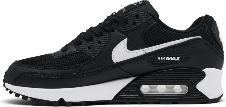 Nike Women's Air Max 90 Casual Sneakers from Finish Line - White, Black - Image 8