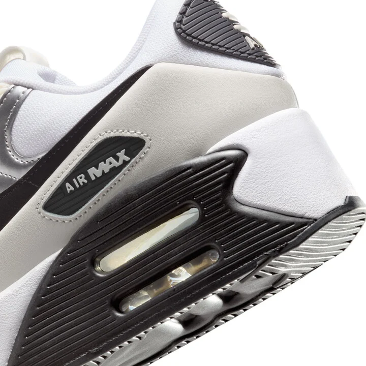 Nike Women's Air Max 90 LV Shoes in White | IB0170-100 - Image 8