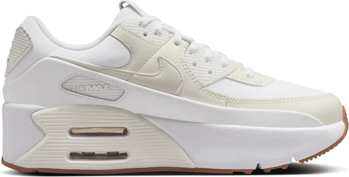 Nike Women's Air Max 90 LV8 Shoes in White | FD4328-111 - Image 3
