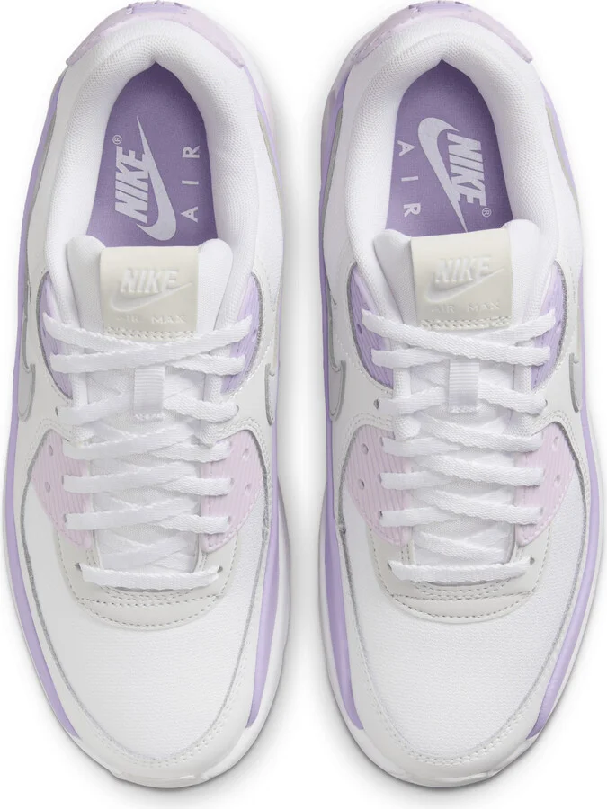 Nike Women's Air Max 90 LV8 Shoes in White | FD4328-113 - Image 4