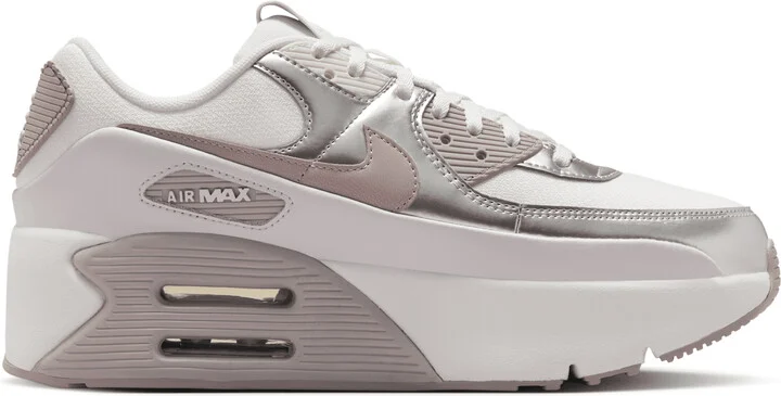 Nike Women's Air Max 90 LV8 Shoes in White | IB0170-101 - Image 3