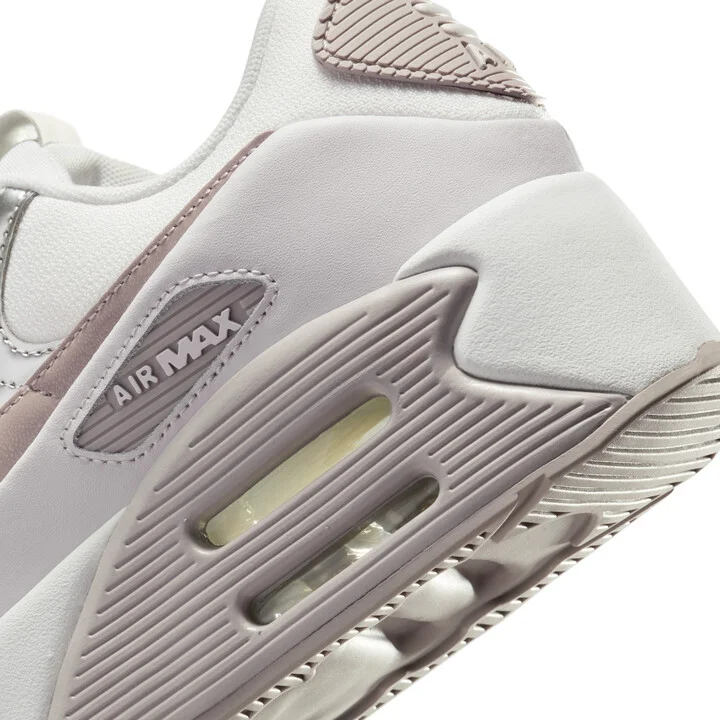Nike Women's Air Max 90 LV8 Shoes in White | IB0170-101 - Image 8
