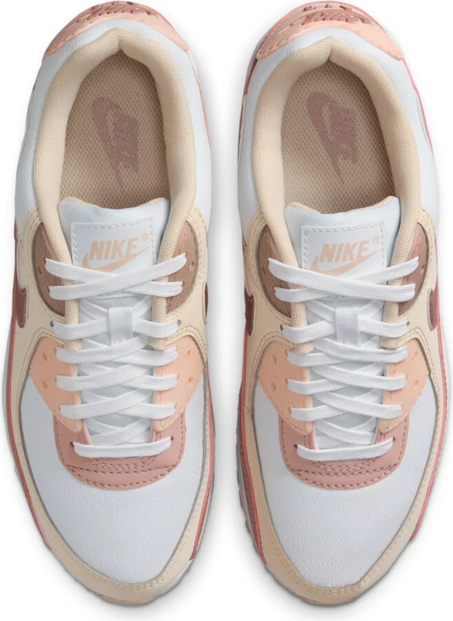 Nike Women's Air Max 90 Next Nature Premium Shoes in White | HQ1783-100 - Image 4