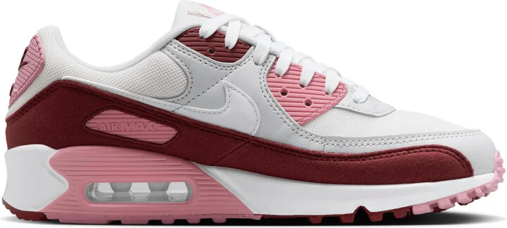 Nike Women's Air Max 90 SE Shoes in Red | HM9451-600 - Image 3