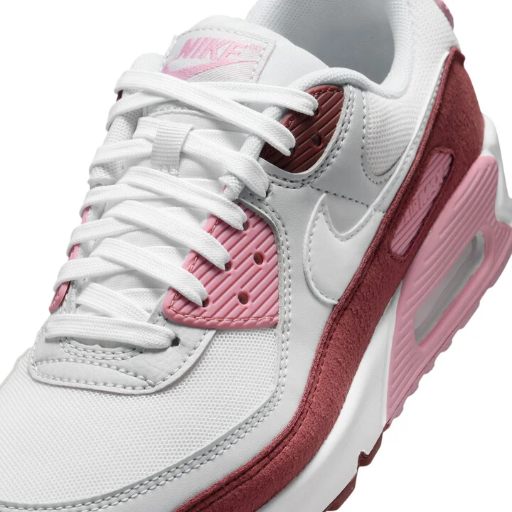 Nike Women's Air Max 90 SE Shoes in Red | HM9451-600 - Image 7