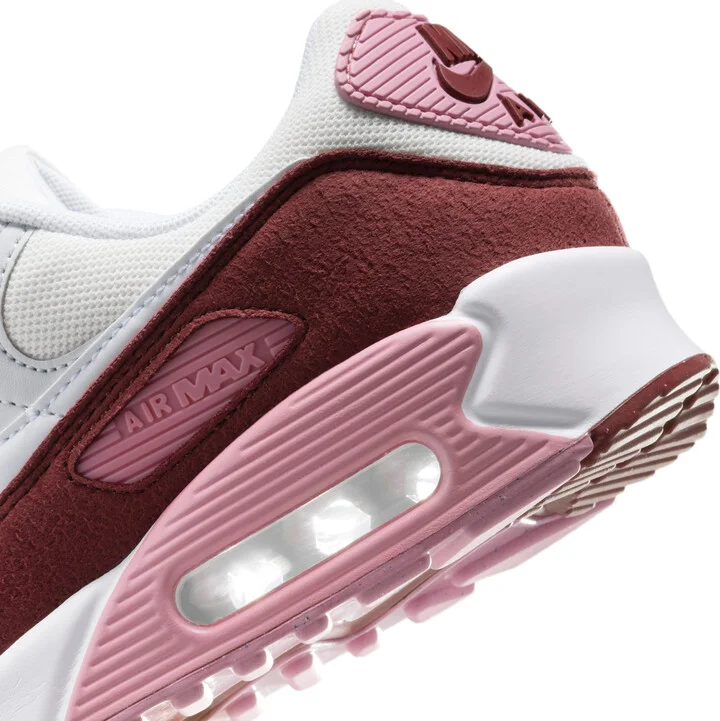 Nike Women's Air Max 90 SE Shoes in Red | HM9451-600 - Image 8
