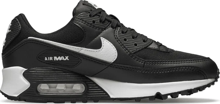 Nike Women's Air Max 90 Shoes in Black | DH8010-002 - Image 4