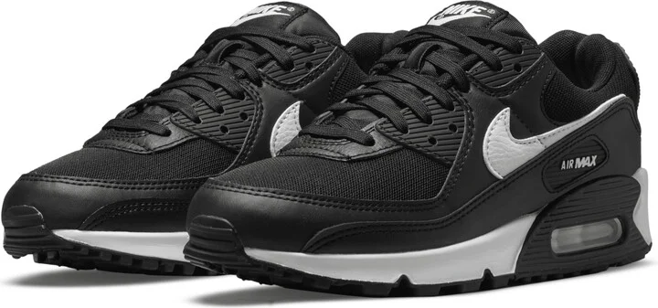 Nike Women's Air Max 90 Shoes in Black | DH8010-002 - Image 6