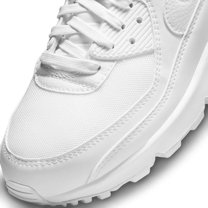 Nike Women's Air Max 90 Shoes in White | DH8010-100 - Image 8