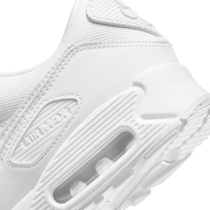 Nike Women's Air Max 90 Shoes in White | DH8010-100 - Image 9