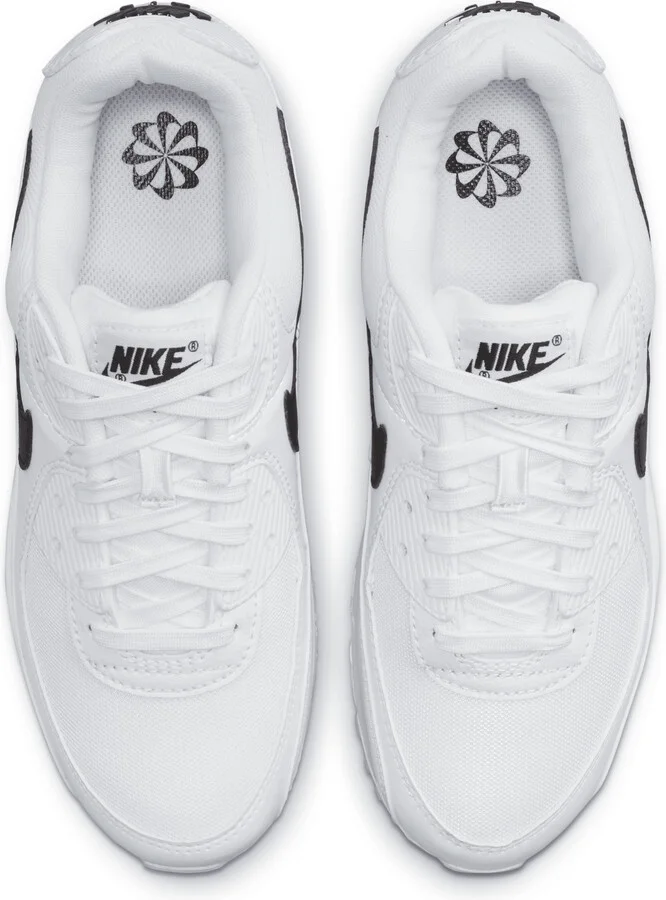 Nike Women's Air Max 90 Shoes in White | DH8010-101 - Image 5