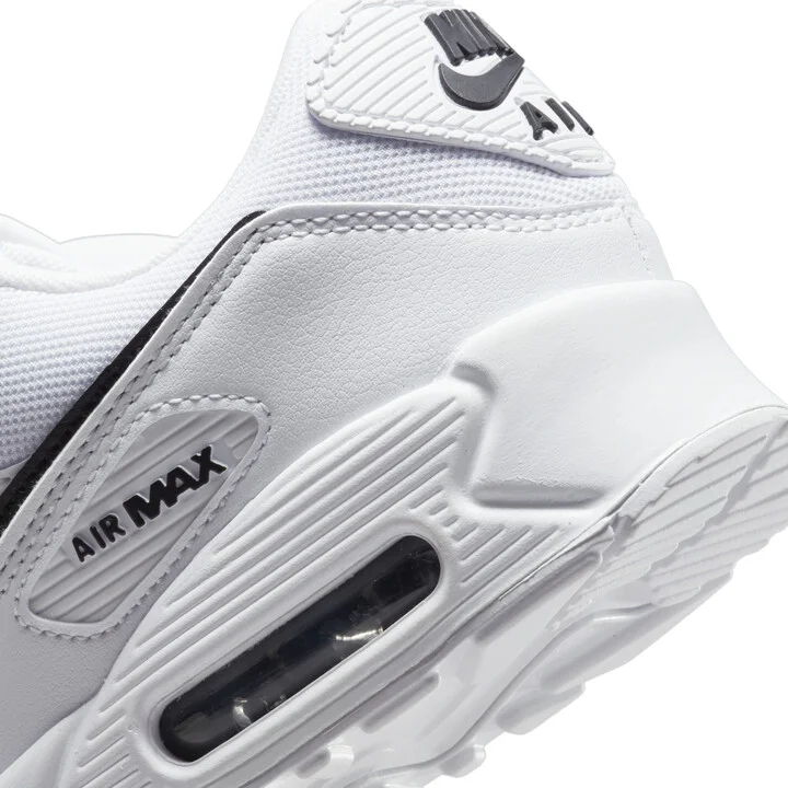 Nike Women's Air Max 90 Shoes in White | DH8010-101 - Image 9