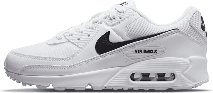 Nike Women's Air Max 90 Shoes in White | DH8010-101