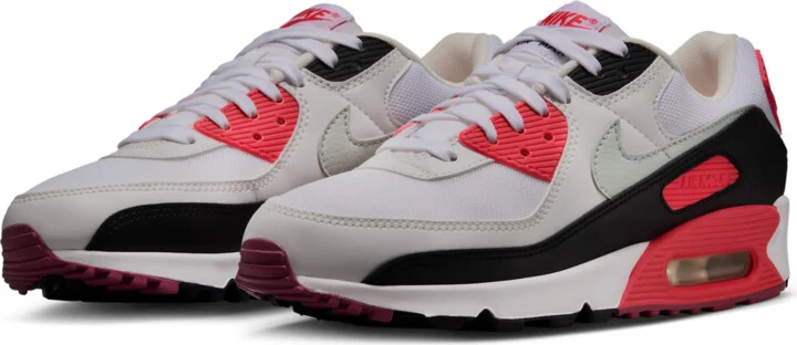 Nike Women's Air Max 90 Shoes in White | DH8010-105 - Image 5