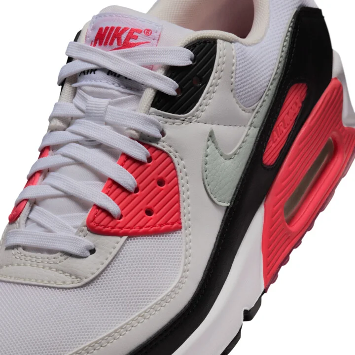 Nike Women's Air Max 90 Shoes in White | DH8010-105 - Image 7