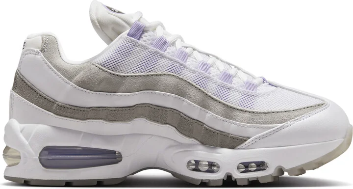 Nike Women's Air Max 95 Shoes in White | IB6396-100 - Image 3