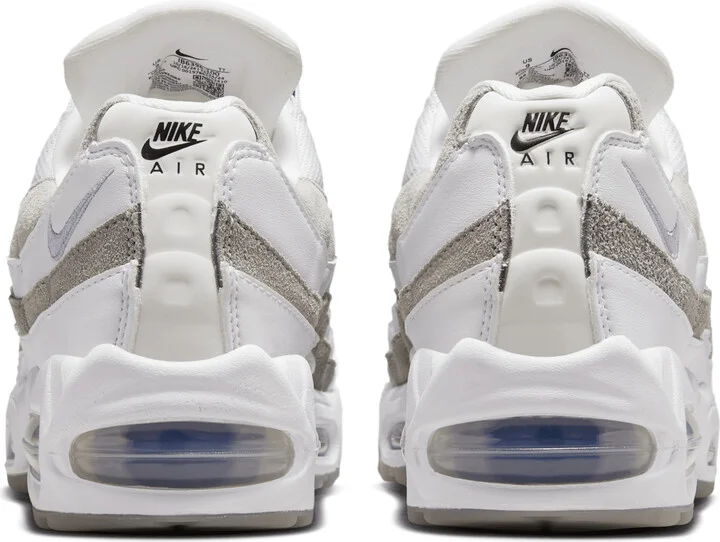 Nike Women's Air Max 95 Shoes in White | IB6396-100 - Image 6