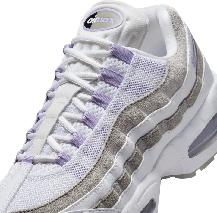 Nike Women's Air Max 95 Shoes in White | IB6396-100 - Image 7