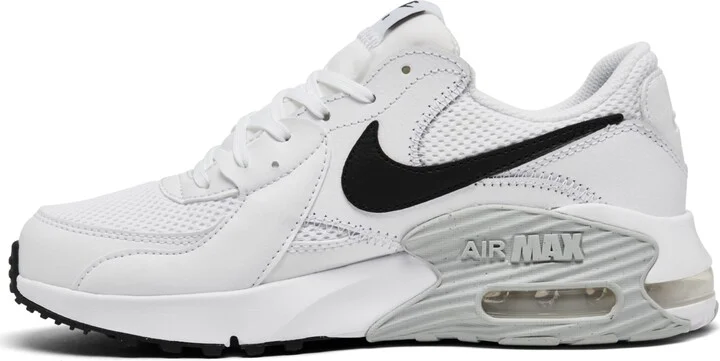 Nike Women's Air Max Excee Casual Sneakers from Finish Line - White, Black, Pure Platinum - Image 3
