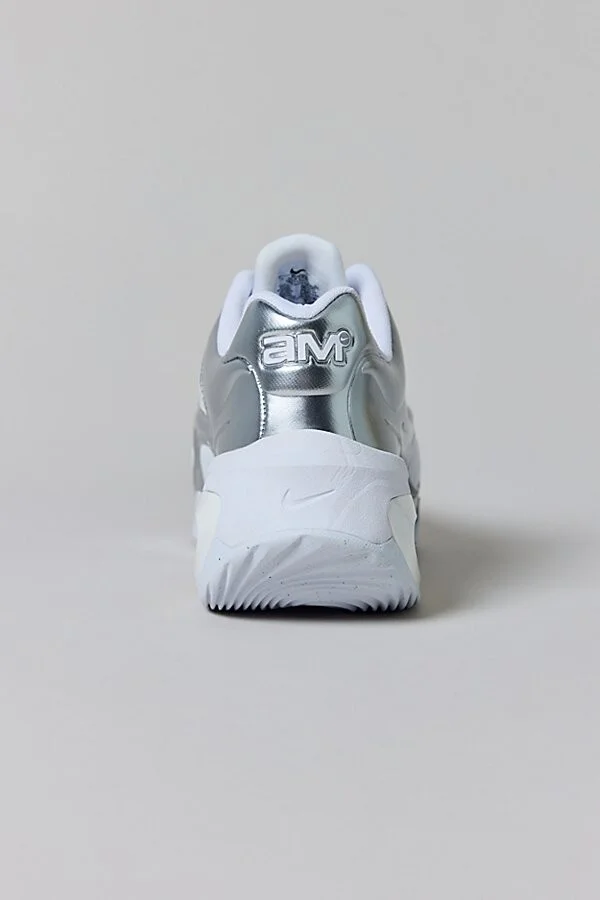 Nike Women's Air Max Muse Sneaker in White/Metallic Silver - Image 4