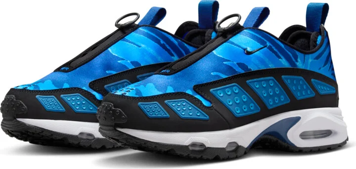 Nike Women's Air Max SNDR Camo Shoes in Blue | IB6863-400 - Image 5