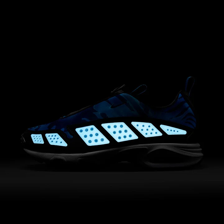 Nike Women's Air Max SNDR Camo Shoes in Blue | IB6863-400 - Image 10