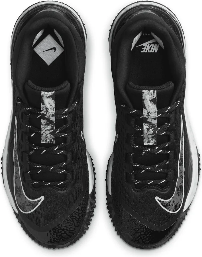 Nike Women's Alpha Huarache Elite 4 Turf Softball Shoes in Black | DV0496-001 - Image 4