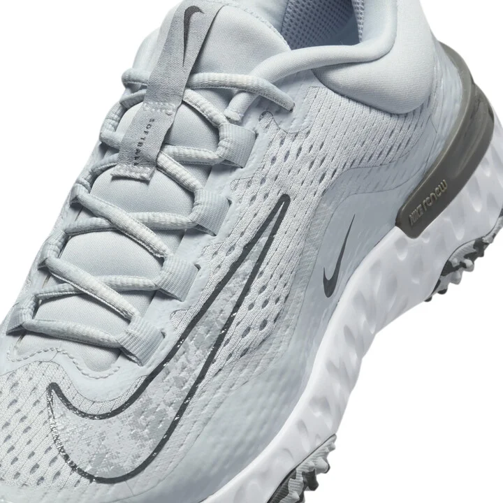 Nike Women's Alpha Huarache Elite 4 Turf Softball Shoes in Grey | DV0496-002 - Image 8