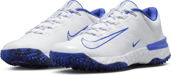 Nike Women's Alpha Huarache Elite 4 Turf Softball Shoes in White | FD2746-103 - Image 5