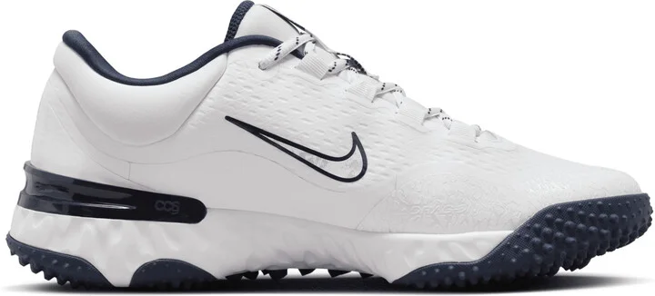 Nike Women's Alpha Huarache Elite 4 Turf Softball Shoes in White | FD2746-105 - Image 3