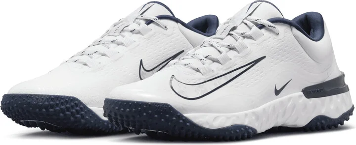 Nike Women's Alpha Huarache Elite 4 Turf Softball Shoes in White | FD2746-105 - Image 5