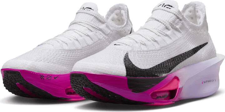 Nike Women's Alphafly 3 Road Racing Shoes in White | FD8315-100 - Image 5