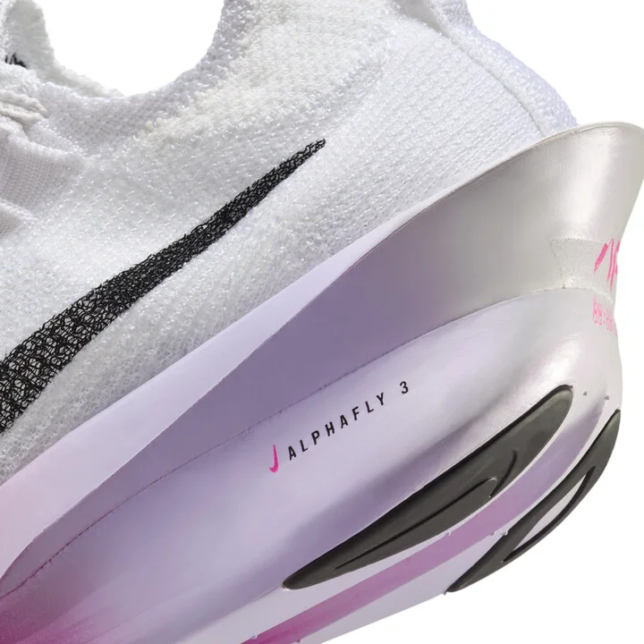 Nike Women's Alphafly 3 Road Racing Shoes in White | FD8315-100 - Image 8
