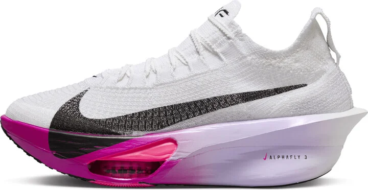 Nike Women's Alphafly 3 Road Racing Shoes in White | FD8315-100