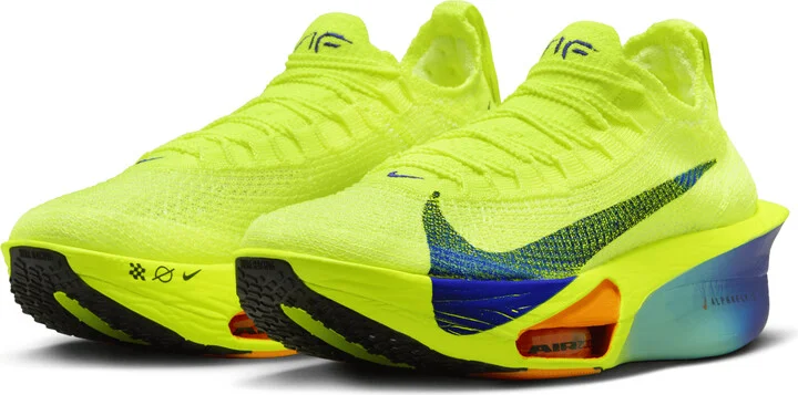 Nike Women's Alphafly 3 Road Racing Shoes in Yellow | FD8315-700 - Image 6