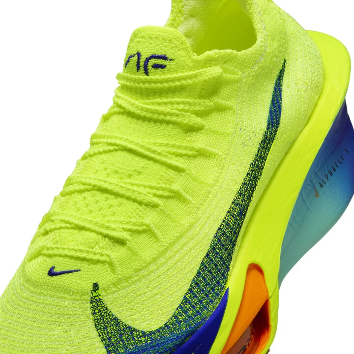 Nike Women's Alphafly 3 Road Racing Shoes in Yellow | FD8315-700 - Image 8