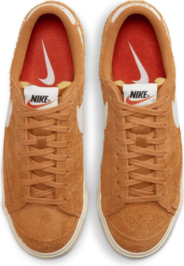 Nike Women's Blazer Low '77 Vintage Shoes in Orange | FQ8060-801 - Image 4