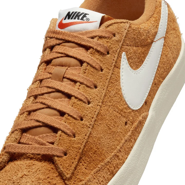 Nike Women's Blazer Low '77 Vintage Shoes in Orange | FQ8060-801 - Image 7