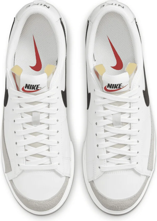 Nike Women's Blazer Low Platform Shoes in White | DJ0292-101 - Image 5