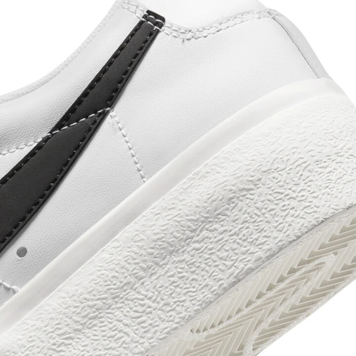 Nike Women's Blazer Low Platform Shoes in White | DJ0292-101 - Image 9