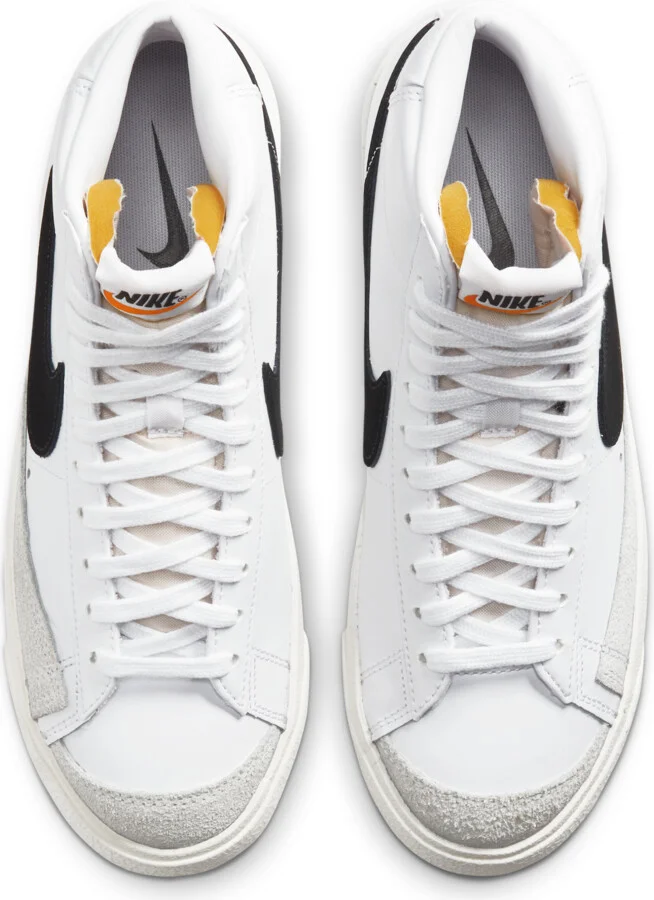 Nike Women's Blazer Mid '77 Shoes in White | CZ1055-100 - Image 5