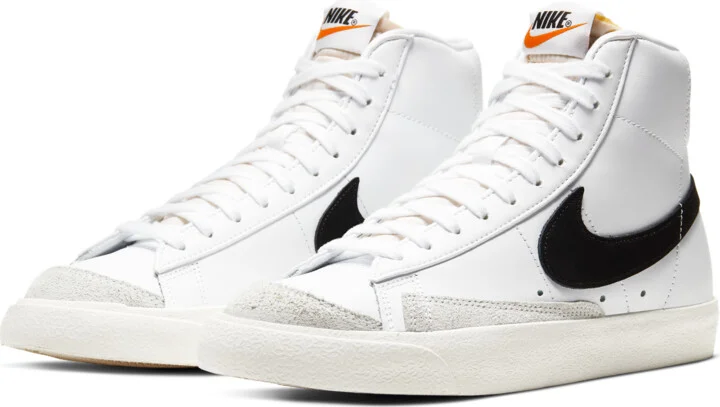 Nike Women's Blazer Mid '77 Shoes in White | CZ1055-100 - Image 6