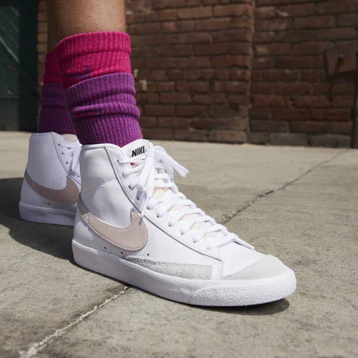 Nike Women's Blazer Mid '77 Shoes in White | CZ1055-118 - Image 2