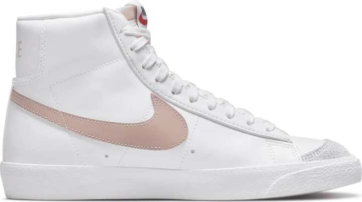 Nike Women's Blazer Mid '77 Shoes in White | CZ1055-118 - Image 4