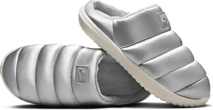 Nike Women's Burrow SE Slippers in Grey | FZ7940-001