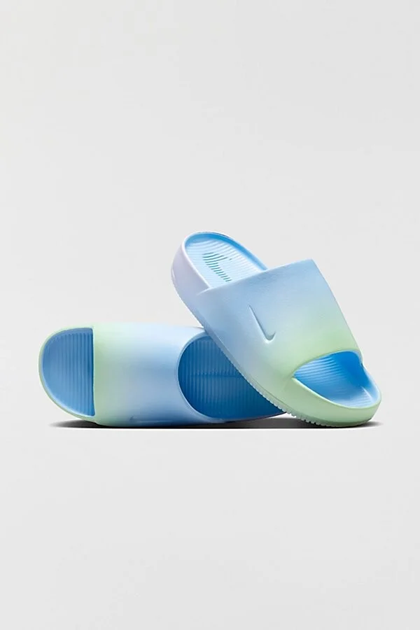 Nike Women's Calm SE Slide Sandal in Psychic Blue/Psychic Blue - Image 2